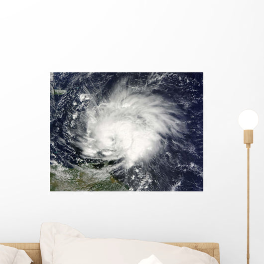Hurricane Tomas over Lesser Wall Decal