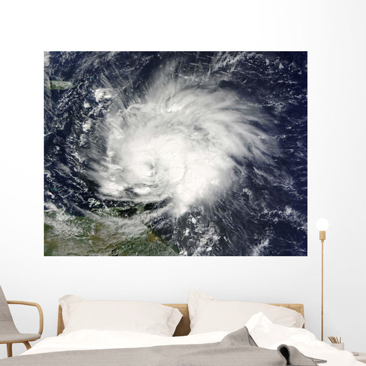 Hurricane Tomas over Lesser Wall Decal