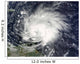 Hurricane Tomas over Lesser Wall Decal