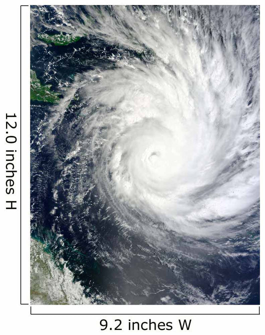 Tropical Cyclone Yasi Wall Decal