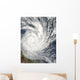 Tropical Cyclone Yasi over Wall Decal Design 2