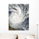 Tropical Cyclone Yasi over Wall Decal Design 2