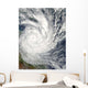 Tropical Cyclone Yasi over Wall Decal Design 2