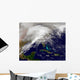 Satellite Massive Winter Storm Wall Decal Design 1