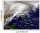 Satellite Massive Winter Storm Wall Decal Design 1
