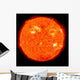Solar Activity Sun Wall Decal Design 3