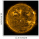 Solar Activity Sun Wall Decal Design 2