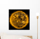Magnetic Field Lines Sun Wall Decal Design 3