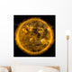 Magnetic Field Lines Sun Wall Decal Design 3
