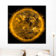 Magnetic Field Lines Sun Wall Decal Design 3