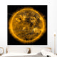 Magnetic Field Lines Sun Wall Decal Design 3