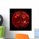 Magnetic Field Lines Sun Wall Decal Design 1