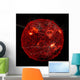 Magnetic Field Lines Sun Wall Decal Design 1