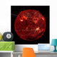 Magnetic Field Lines Sun Wall Decal Design 1