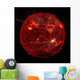 Magnetic Field Lines Sun Wall Decal Design 1
