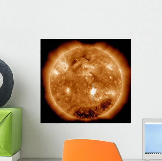 Massive X-class Solar Flare Wall Decal