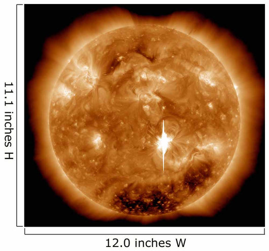 Massive X-class Solar Flare Wall Decal