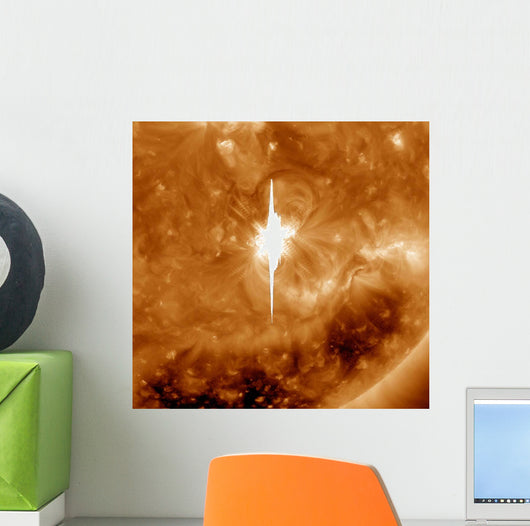 Close-up Massive X22 Solar Wall Decal