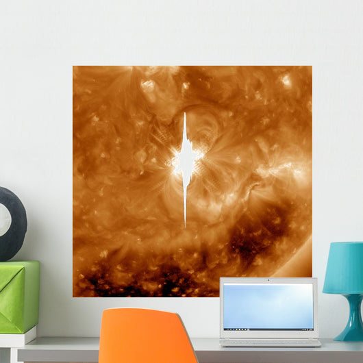 Close-up Massive X22 Solar Wall Decal