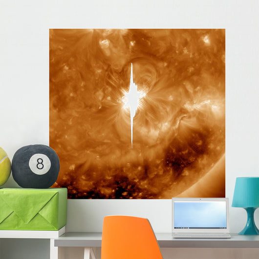 Close-up Massive X22 Solar Wall Decal