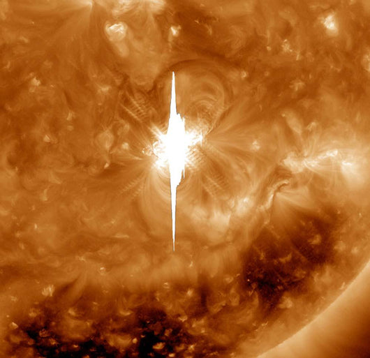 Close-up Massive X22 Solar Wall Decal