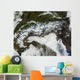Satellite Image Alps Mountain Wall Decal