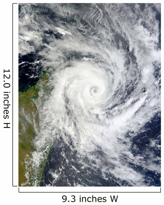 Tropical Cyclone Bingiza Wall Decal