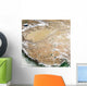 Satellite Tibetan Plateau Wall Decal