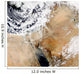 Satellite Eastern Mediterranean Wall Decal