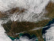 Snow Cover Stretching from Wall Decal Design 1
