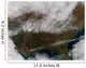 Snow Cover Stretching from Wall Decal Design 1