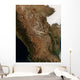 Satellite Landscape Central Mexico Wall Decal