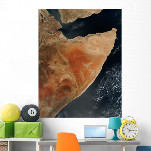 Satellite Horn Africa Wall Decal