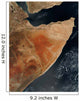 Satellite Horn Africa Wall Decal