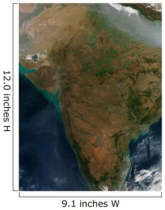 Satellite Central India Wall Decal