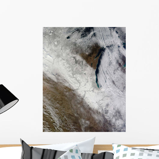 Satellite Snow and Cold Wall Decal