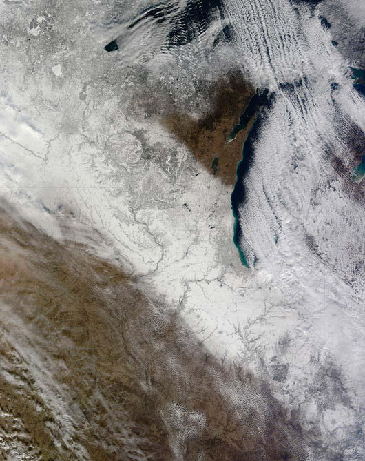 Satellite Snow and Cold Wall Decal