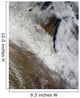 Satellite Snow and Cold Wall Decal