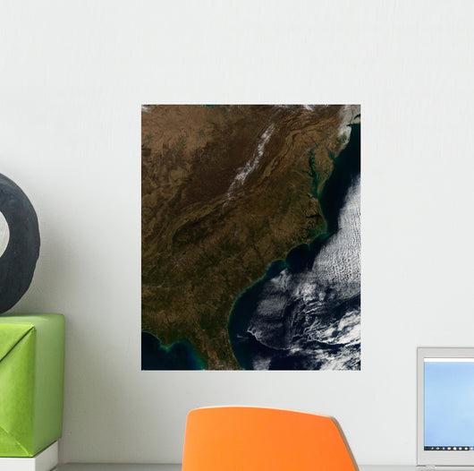 Satellite Southeastern United States Wall Decal Design 1