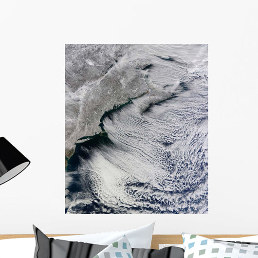 Satellite Clouds across Skies Wall Decal