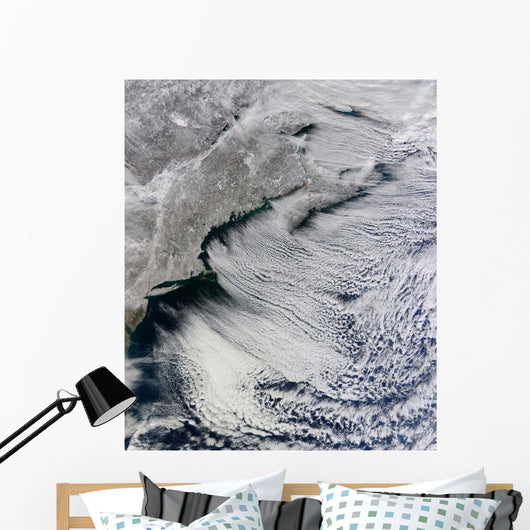 Satellite Clouds across Skies Wall Decal