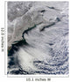 Satellite Clouds across Skies Wall Decal