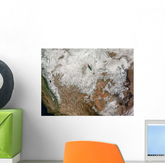 Satellite Western United States Wall Decal