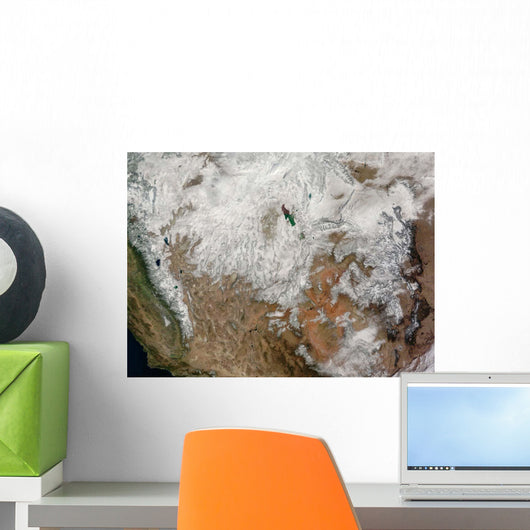 Satellite Western United States Wall Decal