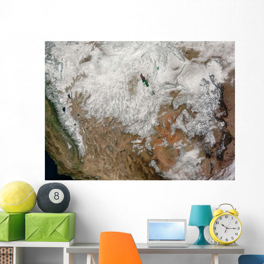 Satellite Western United States Wall Decal