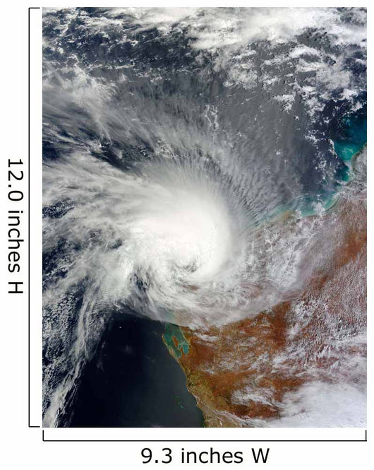 Tropical Cyclone Carlos Wall Decal