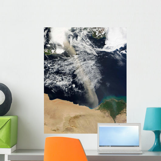 Dust Plume Stretches across Wall Decal