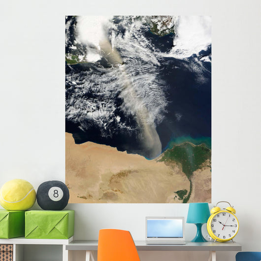 Dust Plume Stretches across Wall Decal