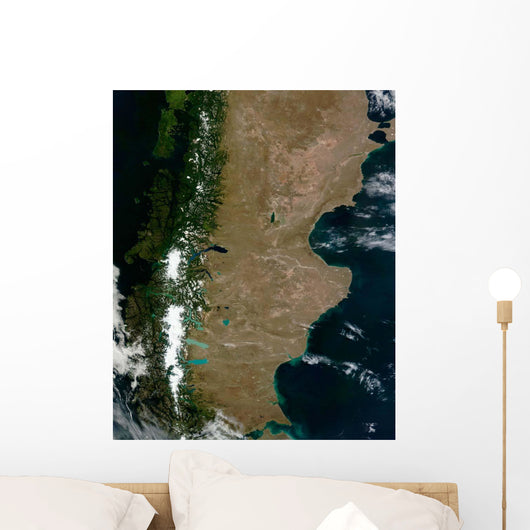Satellite Patagonia Region South Wall Decal
