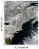Satellite Snow Northeastern United Wall Decal